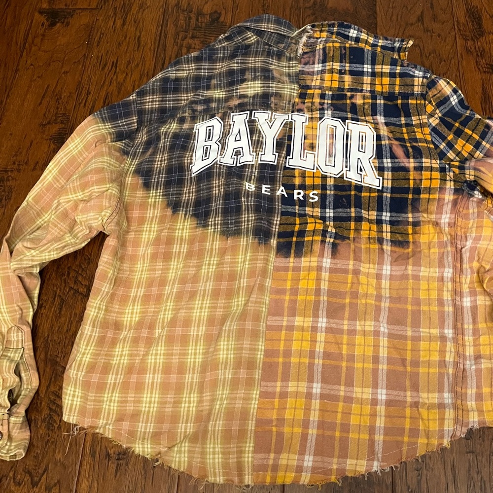 Custom Baylor University flannel